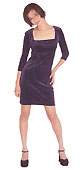 Velvet Dress with Shrug